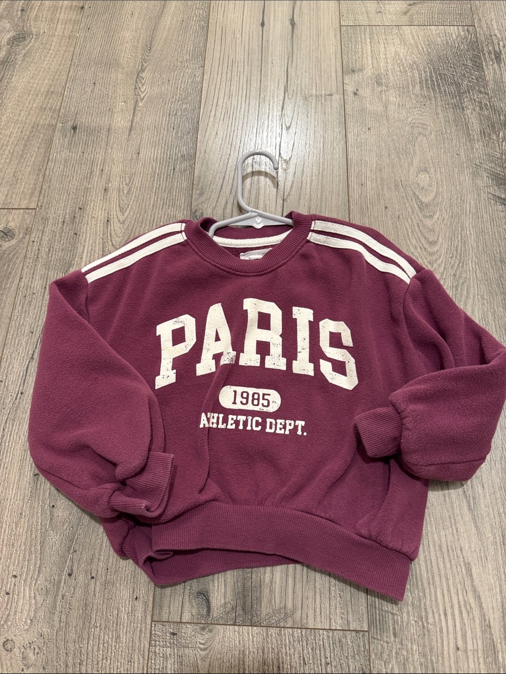 Grayson Mini Paris Athletic Dept. Girls Sweatshirt - Magenta
